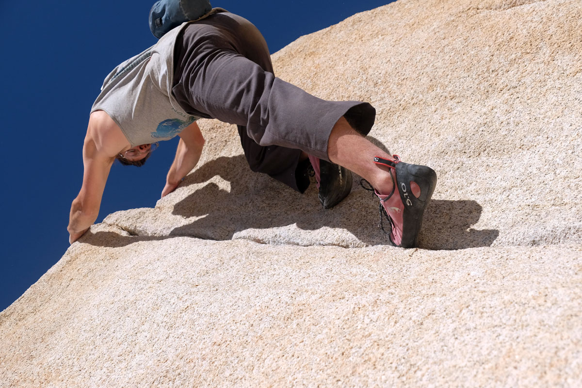 Climbing in Joshua Tree